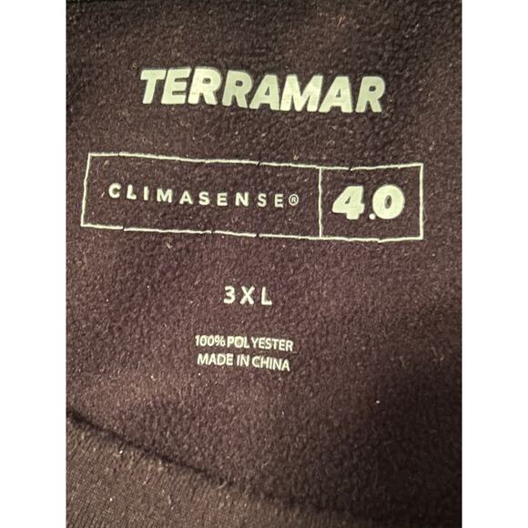 GUC Terramar Climasense 4.0 Men's Black Long Sleeve Shirt Size 3XL - Picture 3 of 5